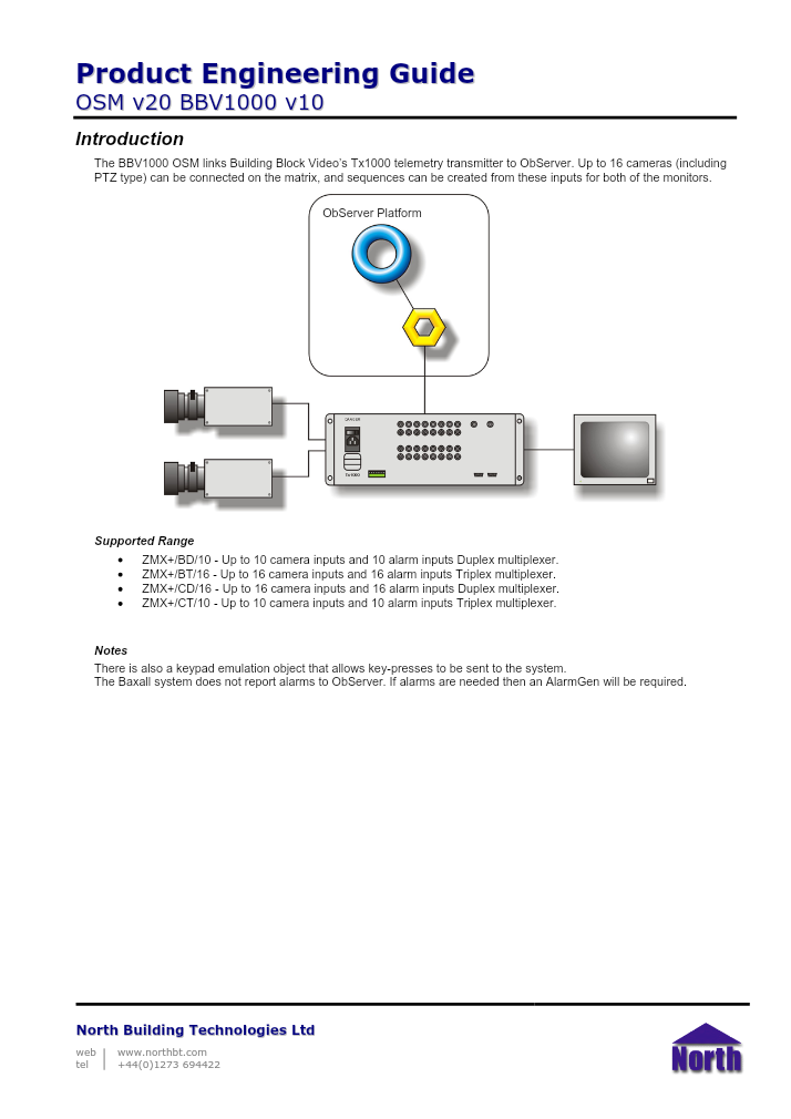 Preview thumbnail of page 1 of the BBV1000 Engineering Guide PDF document.